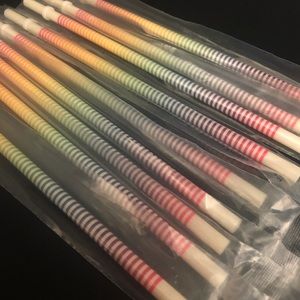 STARBUCKS venti rainbow straws for 24oz cold drink